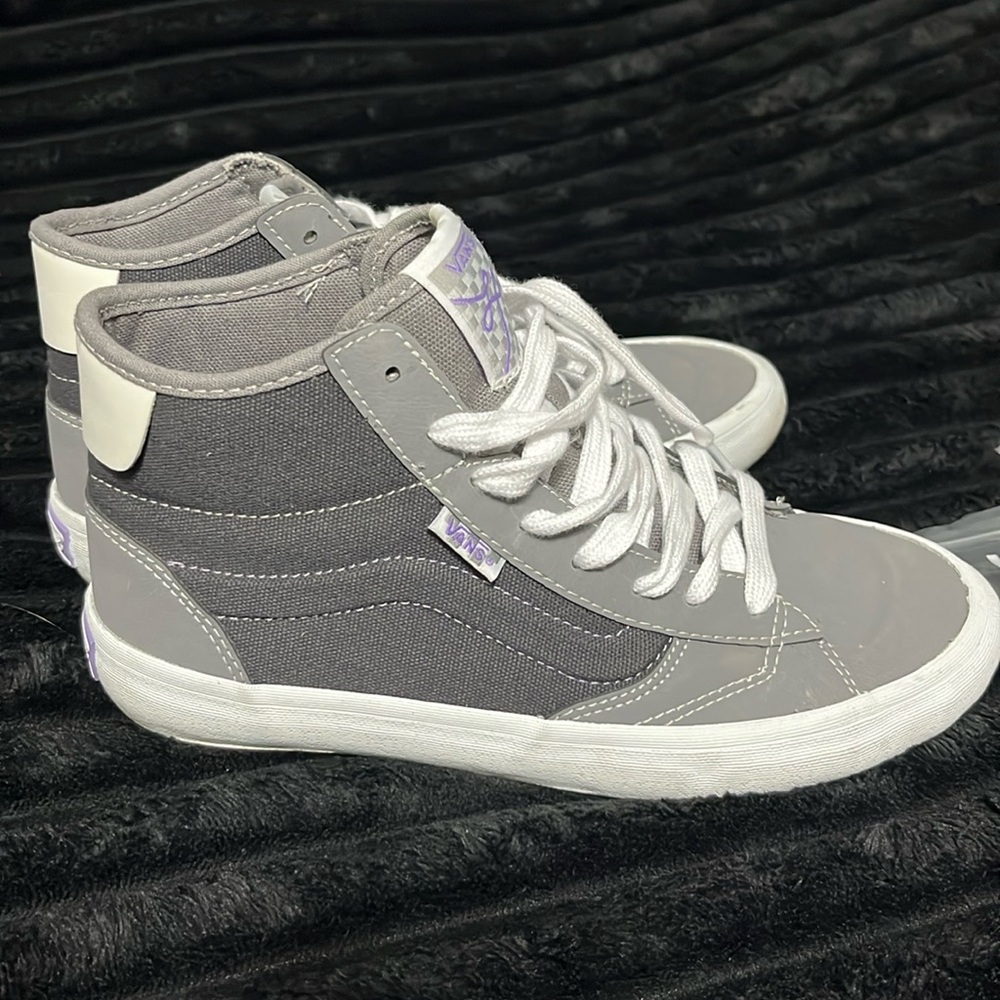 Lizzie grey and lavender vans
